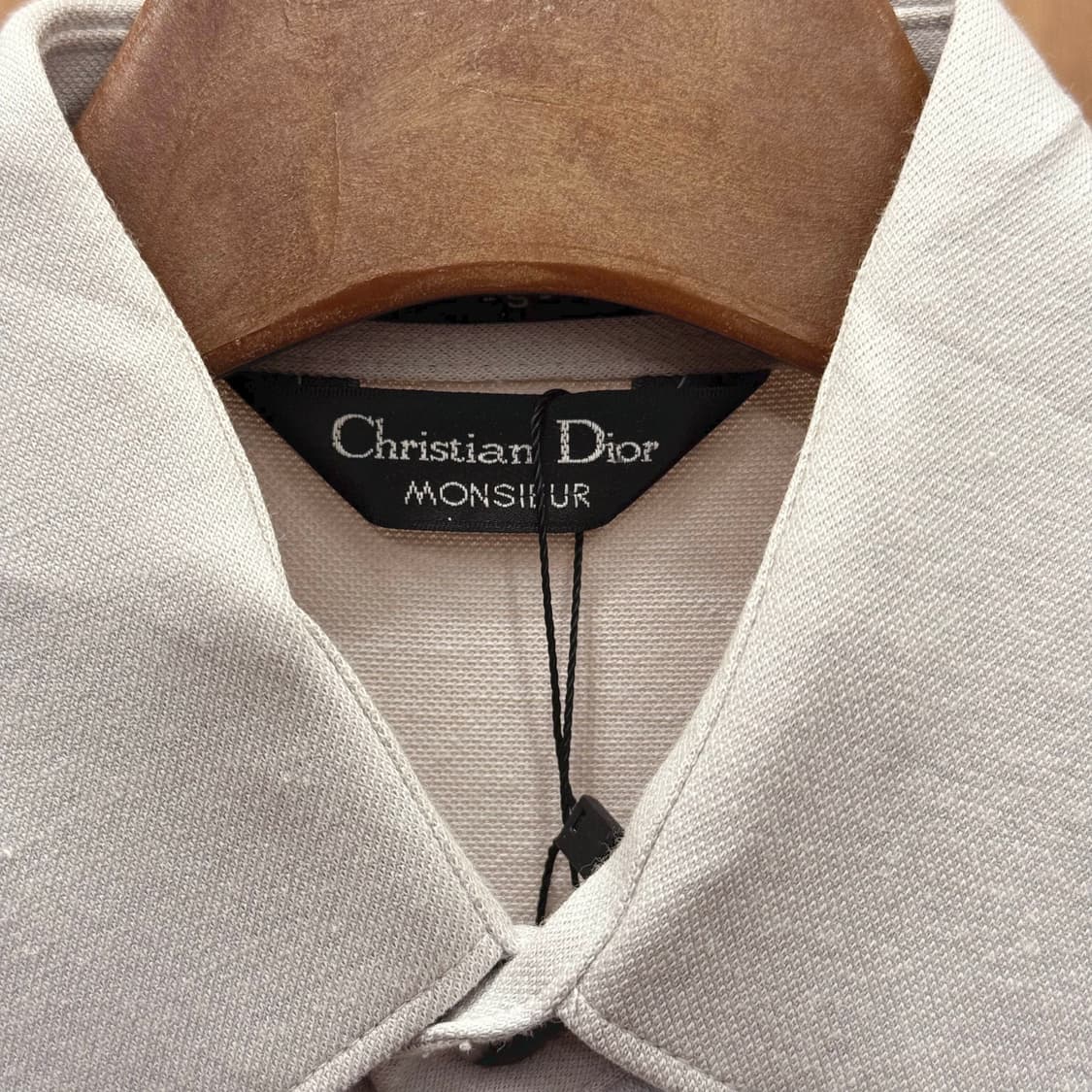 크리스찬 디올 무슈 반팔 카라 셔츠 투포켓 디테일 라이트 그레이 상품이미지7