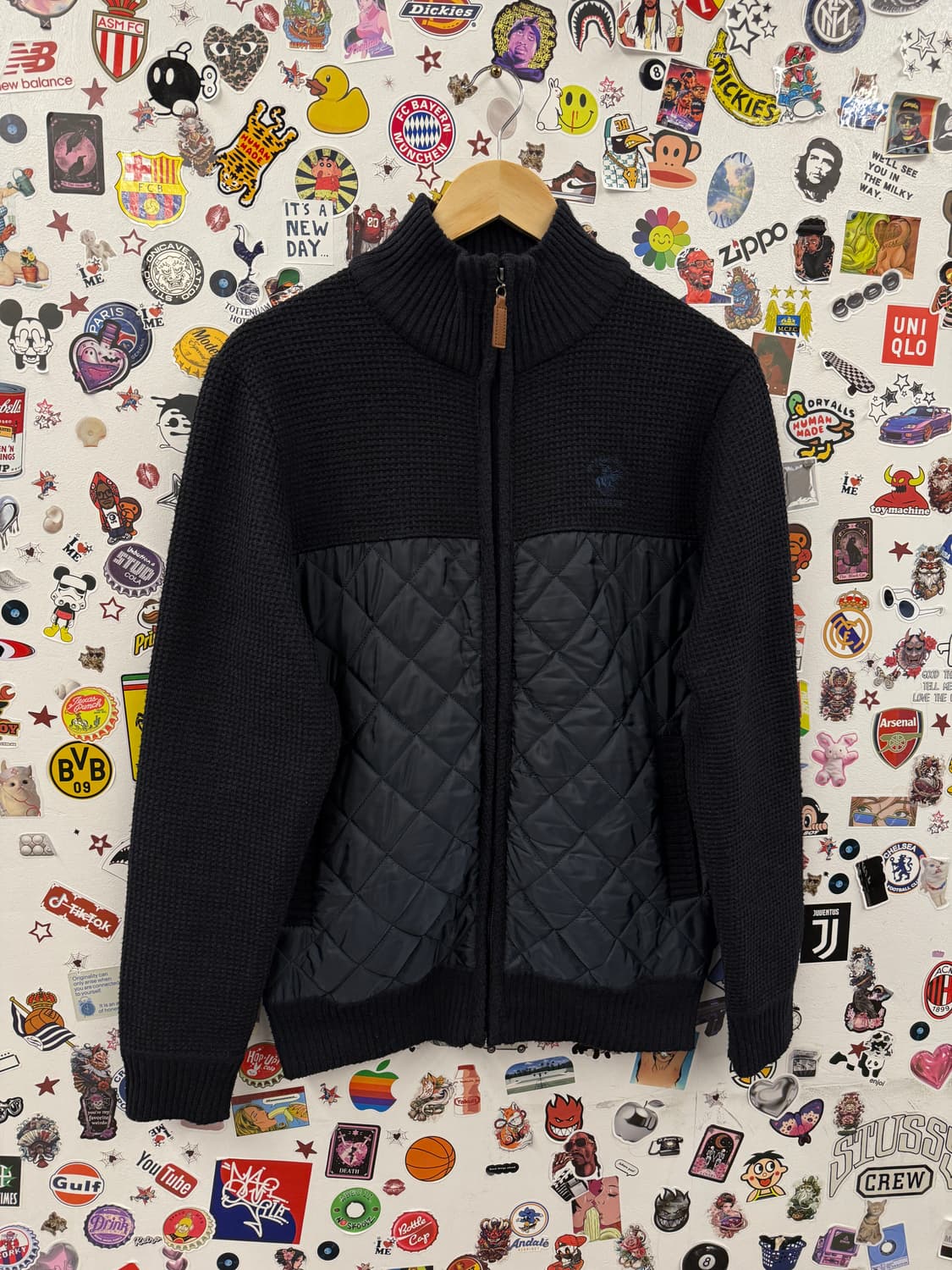 비버리힐스 폴로클럽 퀼팅 니트 M 상품이미지2