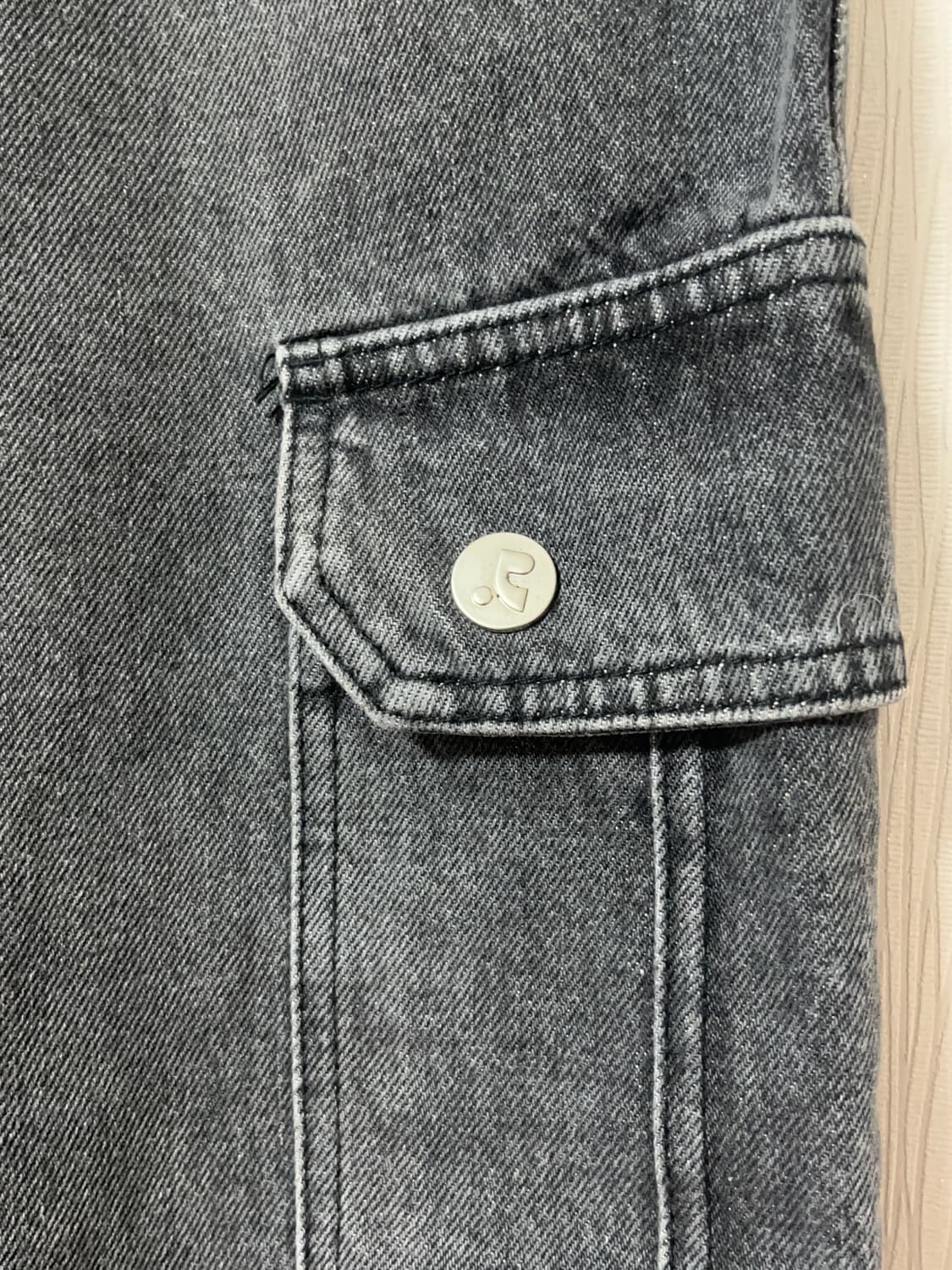 Rest&Repeat Rion 카고 데님 블랙 size1 상품이미지4