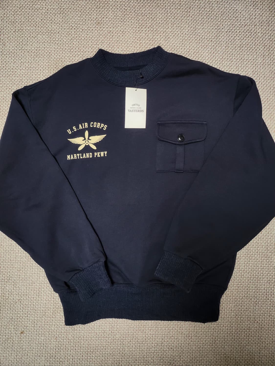 올투스바스터즈 U.S 에어 맨투맨 M 새상품 상품이미지1