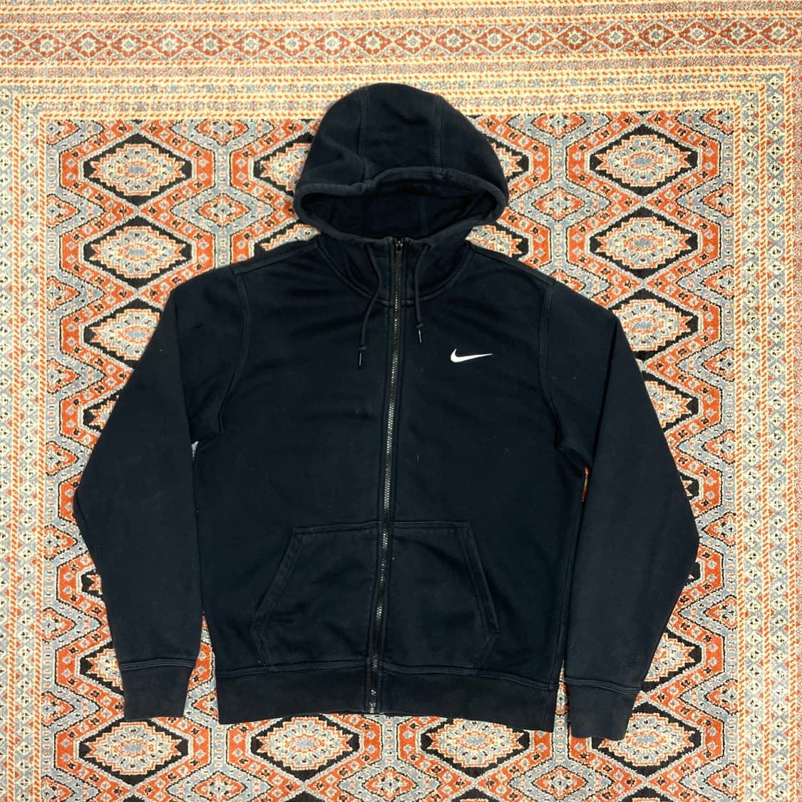 나이키 블랙 하이넥 후드집업 남성M 상품이미지1