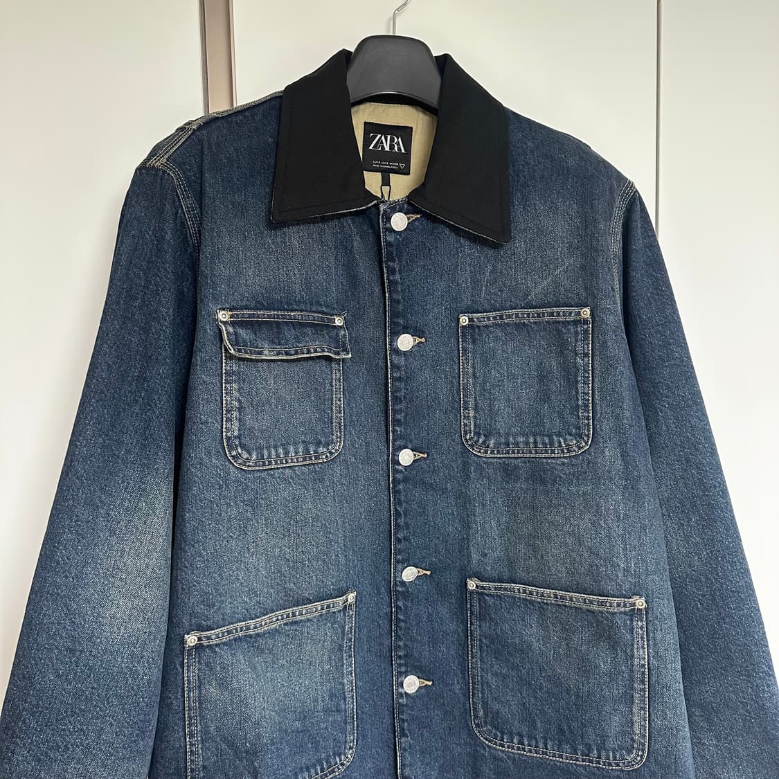 자라 ZARA 오버사이즈 데님 자켓 S 상품이미지2