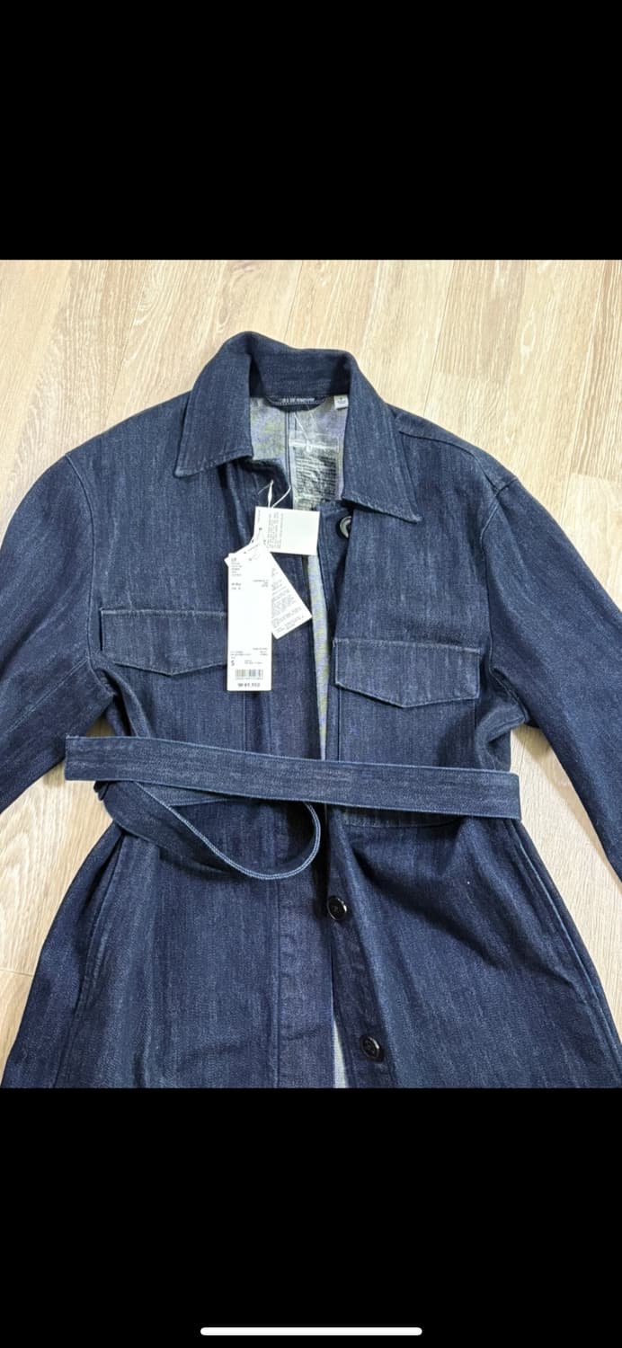 유니클로 데님 셔츠형 자켓 S 새상품 미착용 상품이미지1