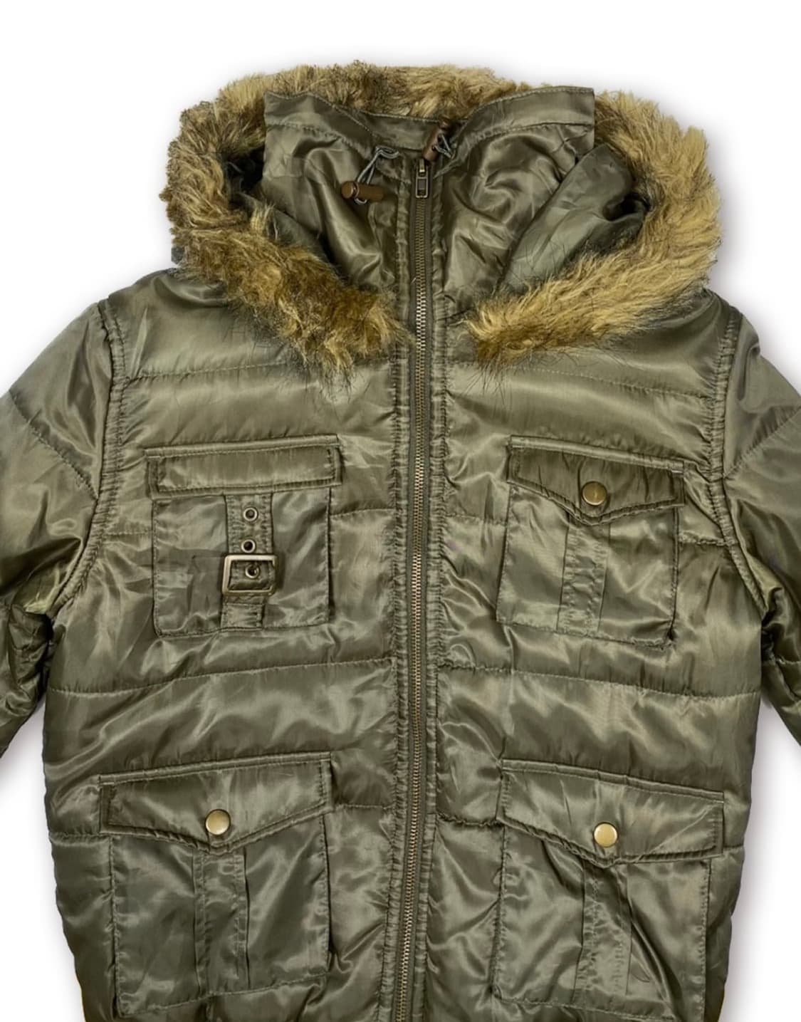 빈티지 y2k 갸루 퍼 패딩 상품이미지2