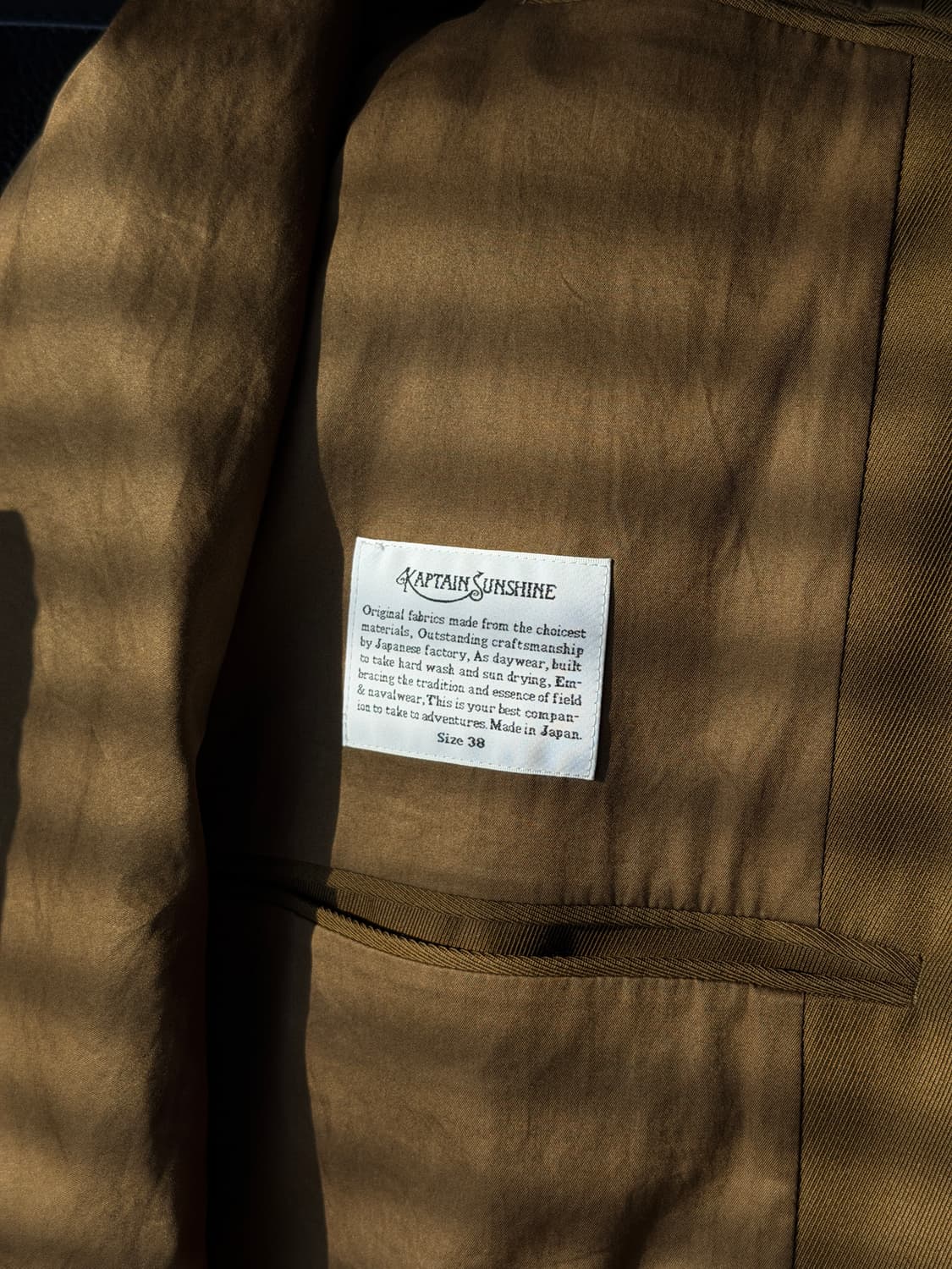 캡틴선샤인 워커코트 카키브라운 상품이미지3