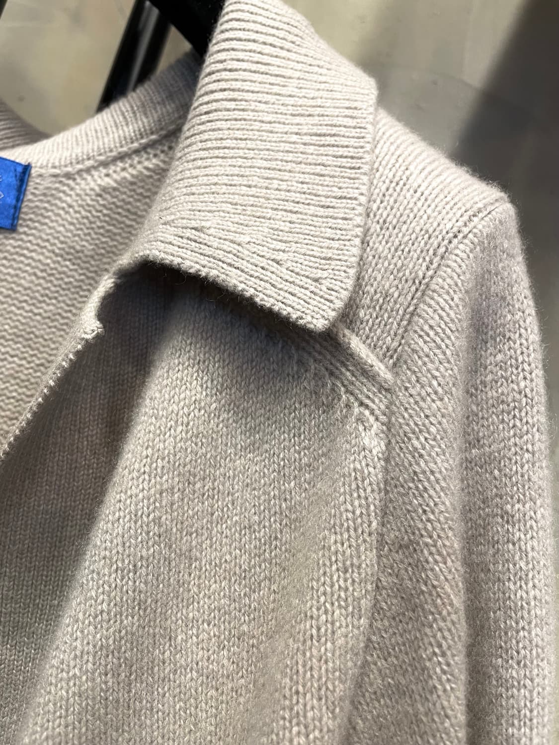 Evseg 100%캐시미어 두툼 가디건 코트 상품이미지6