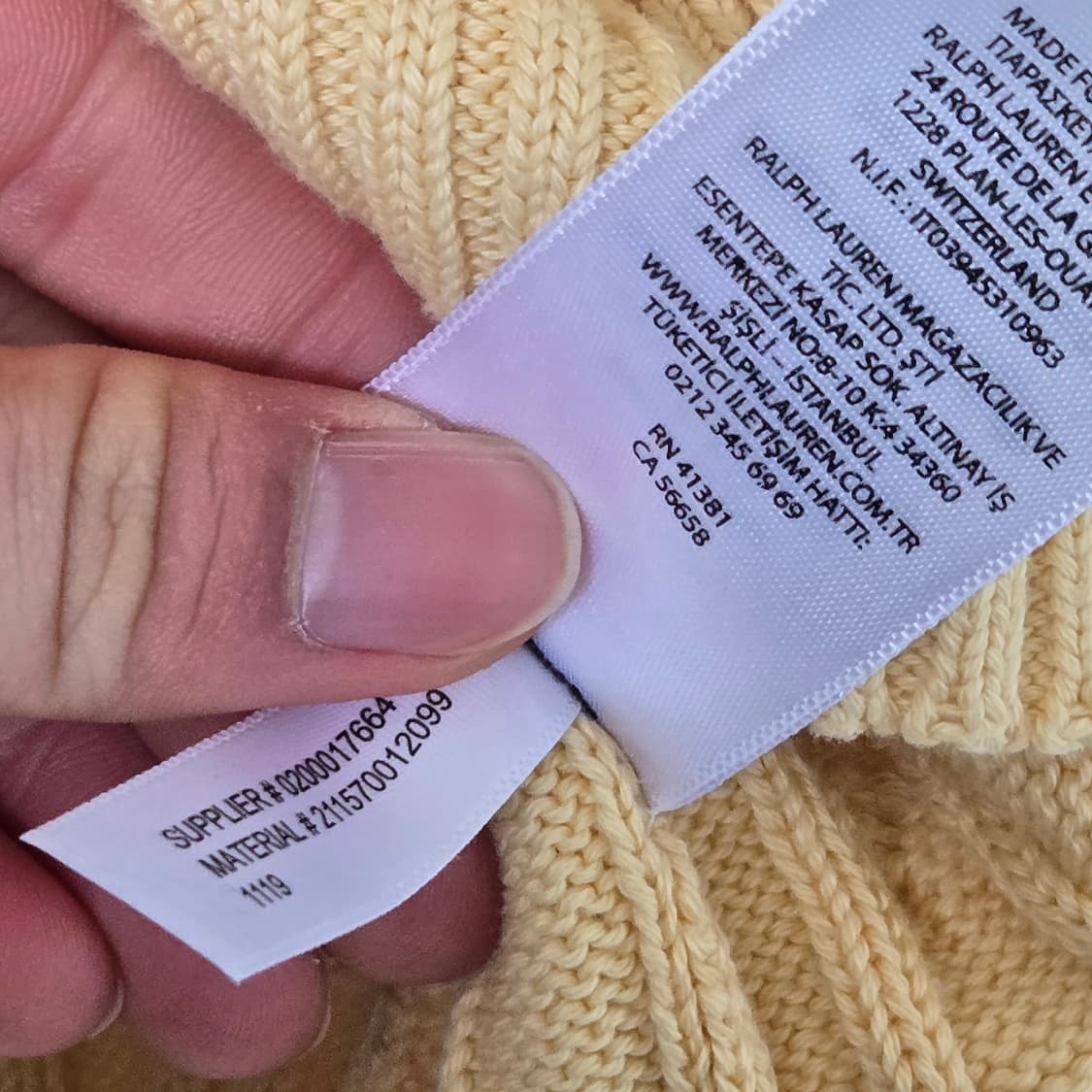 폴로랄프로렌 코튼 케이블니트 / 여성 니트/ 여자 니트  상품이미지6