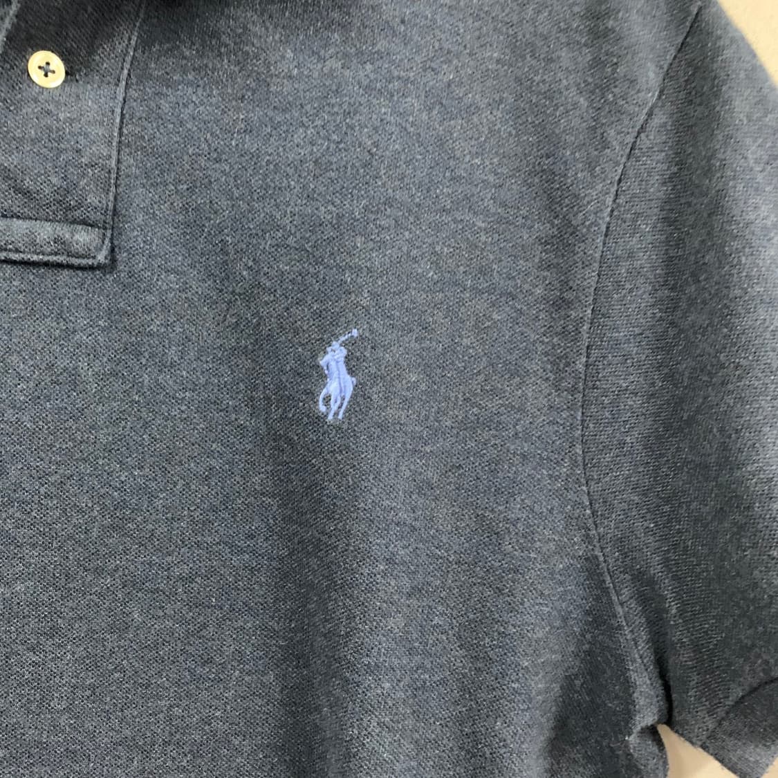 M 폴로랄프로렌 커스텀 슬림핏 네이비 PK 반팔 카라티 상품이미지3