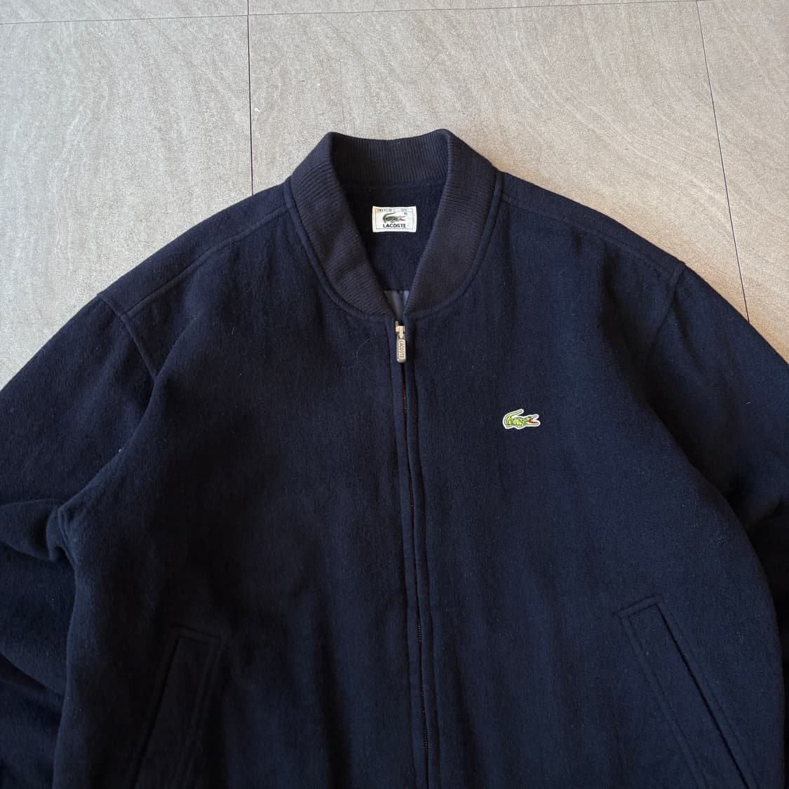라코스테 서광제조 울 네이비 블루종 자켓 상품이미지3