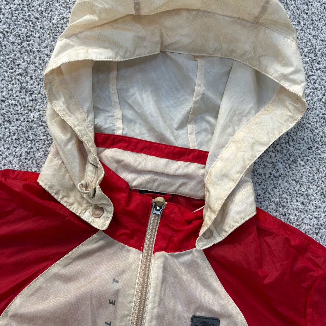 실측 밀레 골프 후드 바람막이 자켓 0423J 상품이미지2