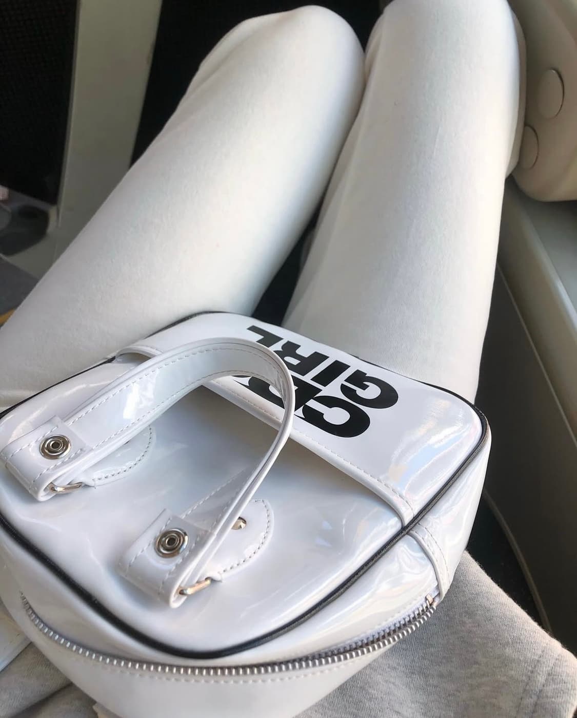 꼼데가르송 걸 CDG Girl 화이트 미니 토트백 상품이미지1