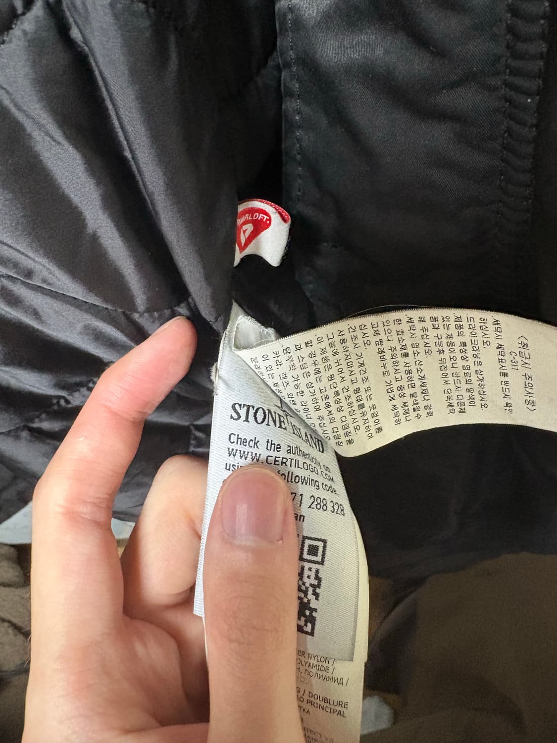 [XL] 스톤아일랜드 다비드TC 코트 블랙 상품이미지6