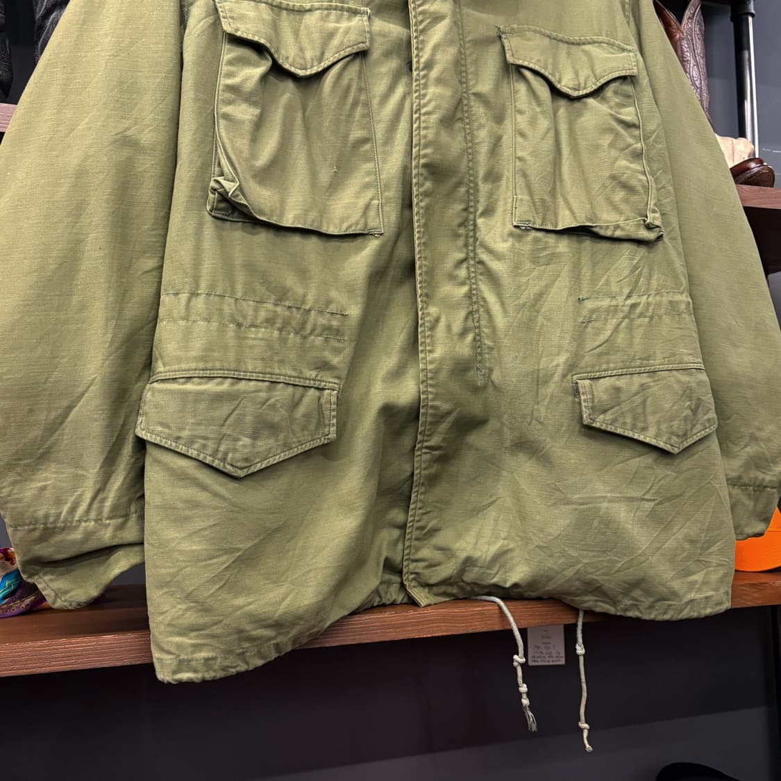 60s 오리지날 U.S ARMY M-1965 야전상의 필드자켓 N479 상품이미지3