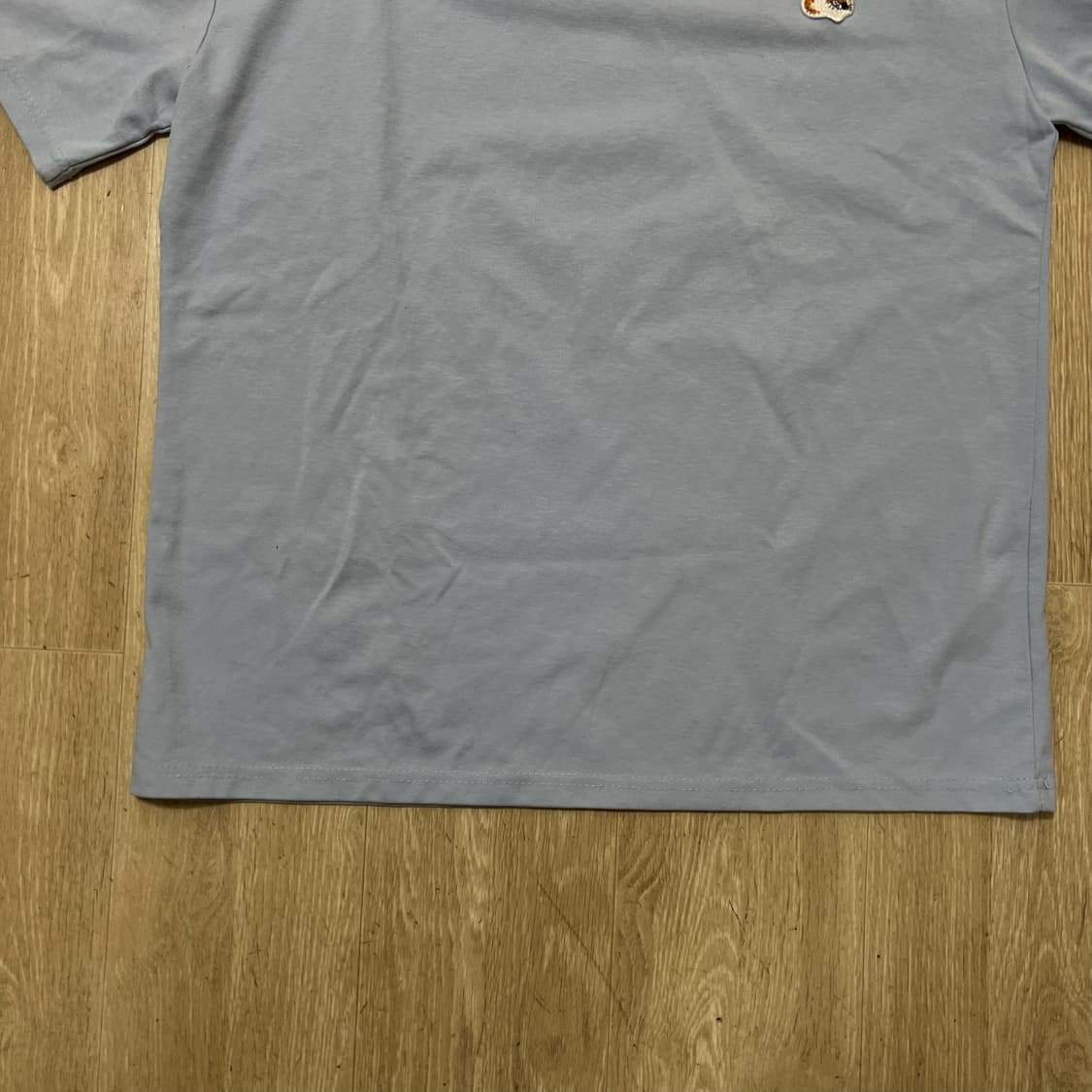 메종키츠네 폭스 헤드 라운드 반팔티 M/95  상품이미지4