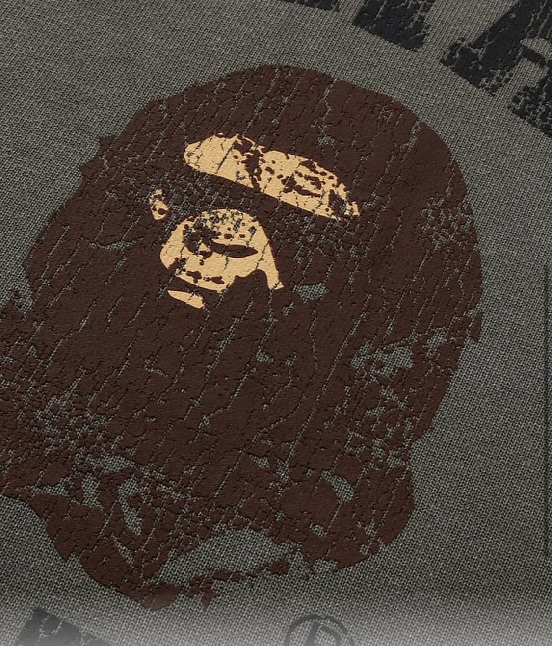 BAPE 가먼트 다이 컬리지 맨투맨 XL 새상품 상품이미지2