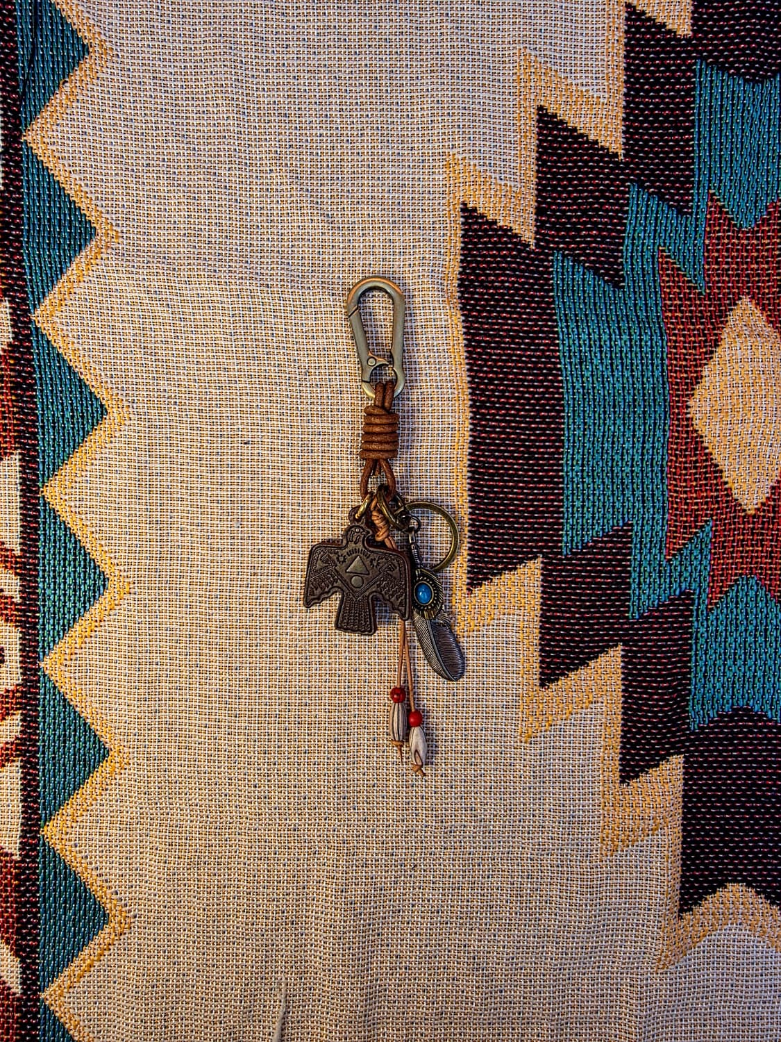 3cross handmade leather eagle keyring 상품이미지2
