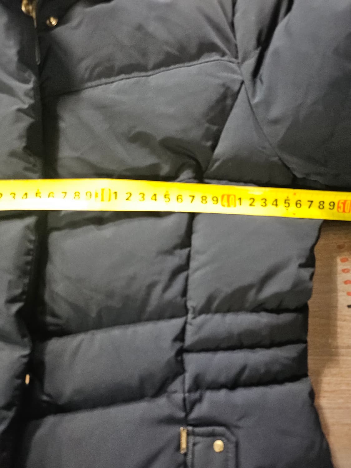 헤지스 모피  구스 패딩 90  진네이비 상품이미지9