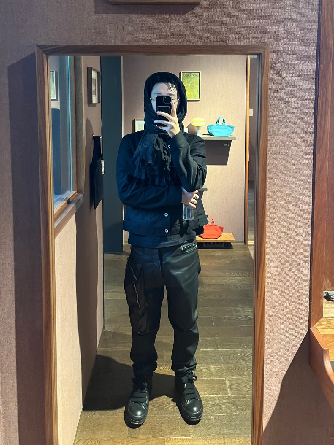 릭오웬스 실크 캐시미어 스카프 상품이미지2