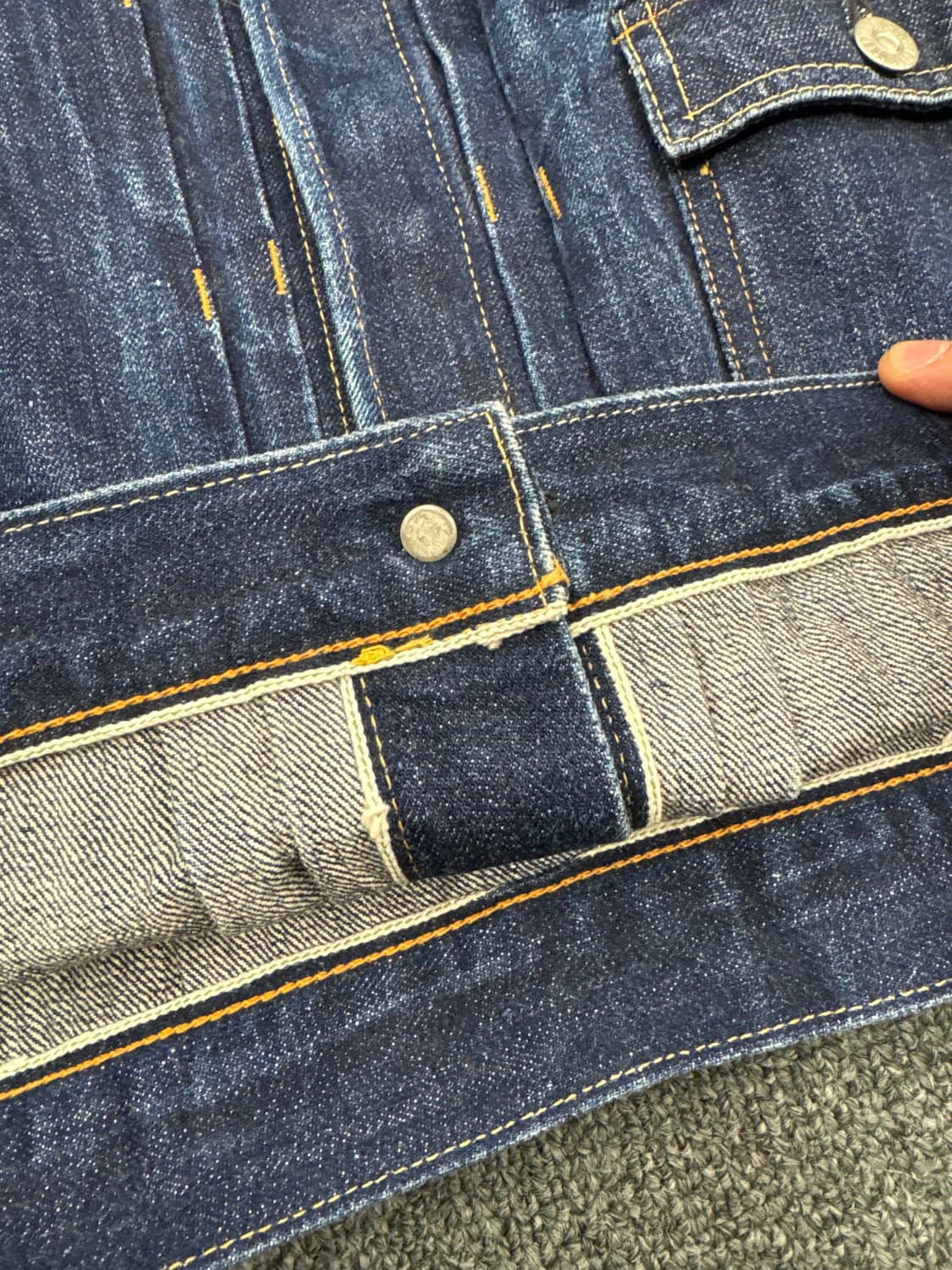 36)슈가케인 빈티지 M11619A 1st 데님자켓(국내유일) 상품이미지5