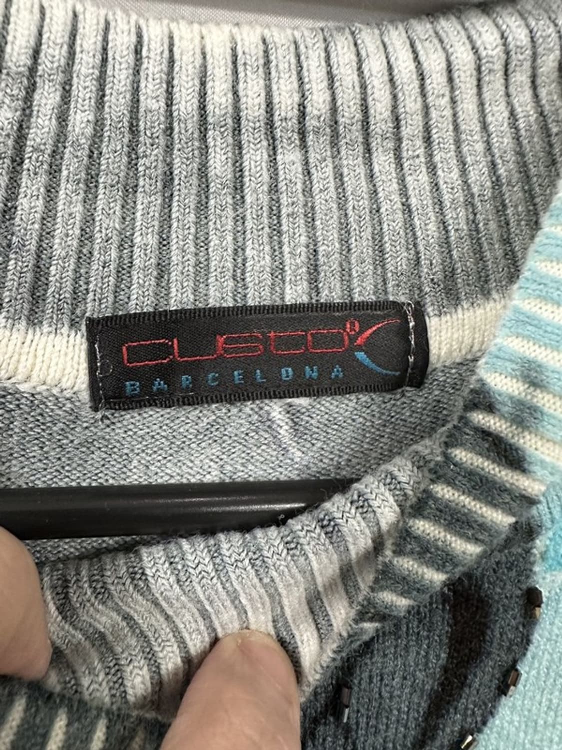 [S] CUSTO BARCELONA 로리 Y2K 애니캐릭터 니트 상품이미지3