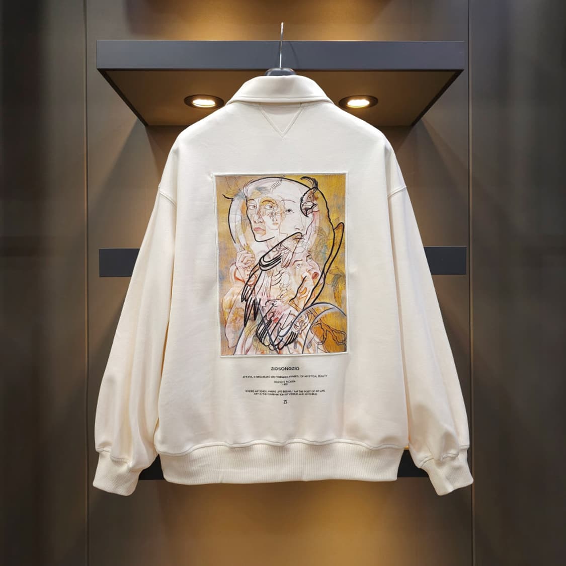 지오송지오 프란시스 피카비아 하프집업 L 상품이미지3