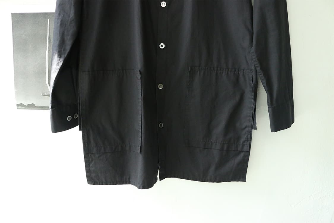 요지야마모토 리미 푸 코튼 블랙 셔츠 상품이미지7