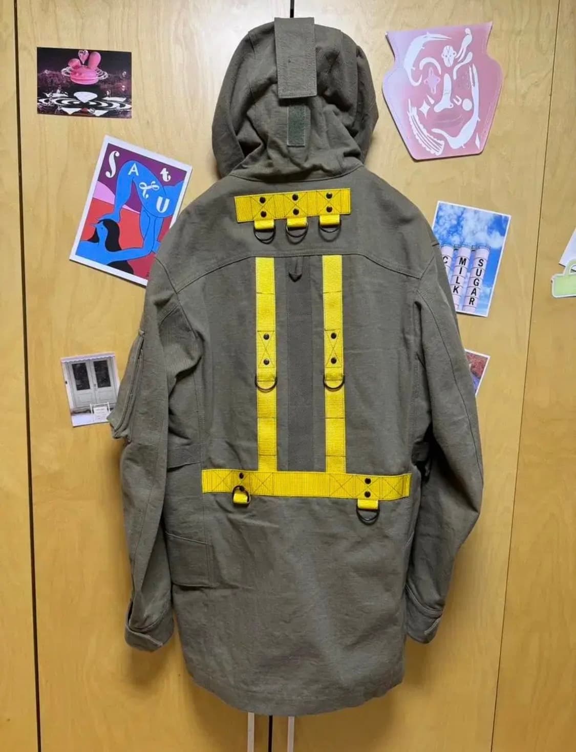 준야와타나베 코트 카키 상품이미지2