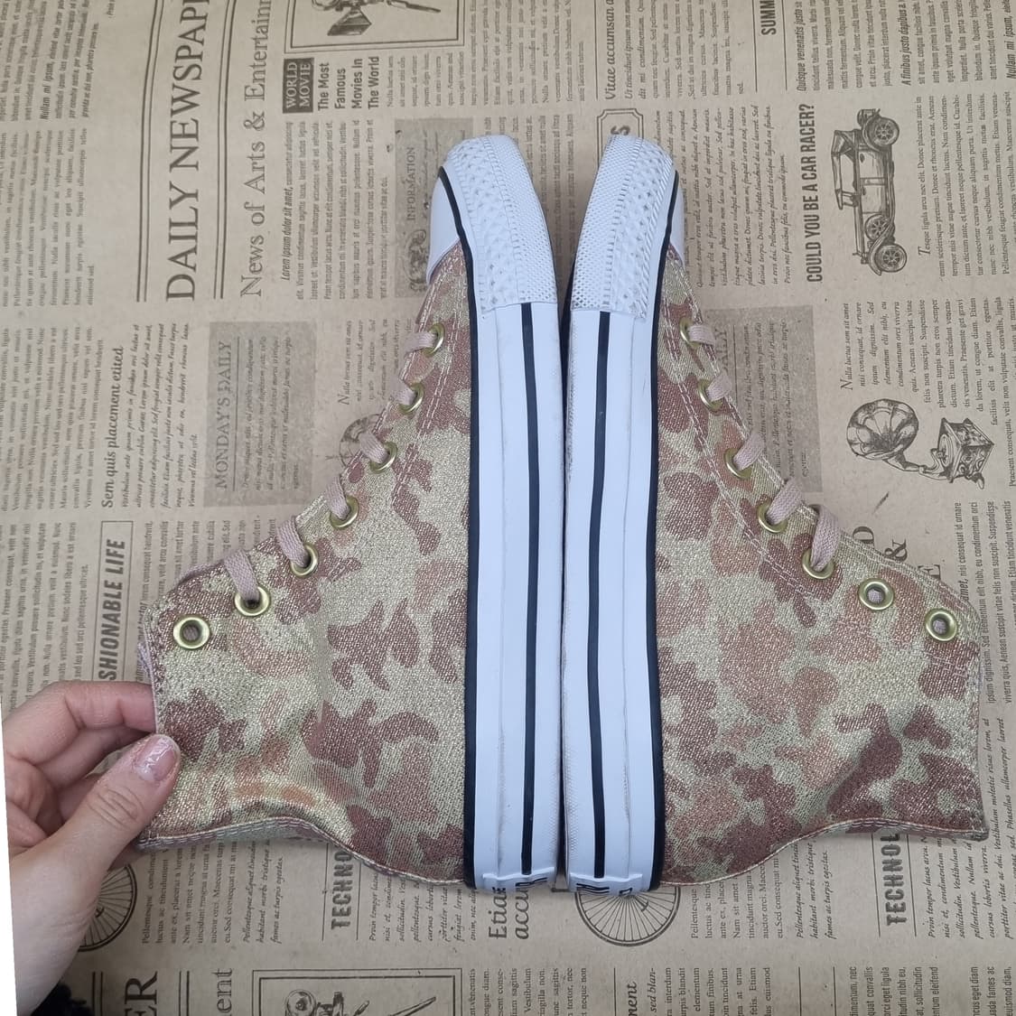 컨버스 척테일러 카모클리터 여성하이탑230  상품이미지5