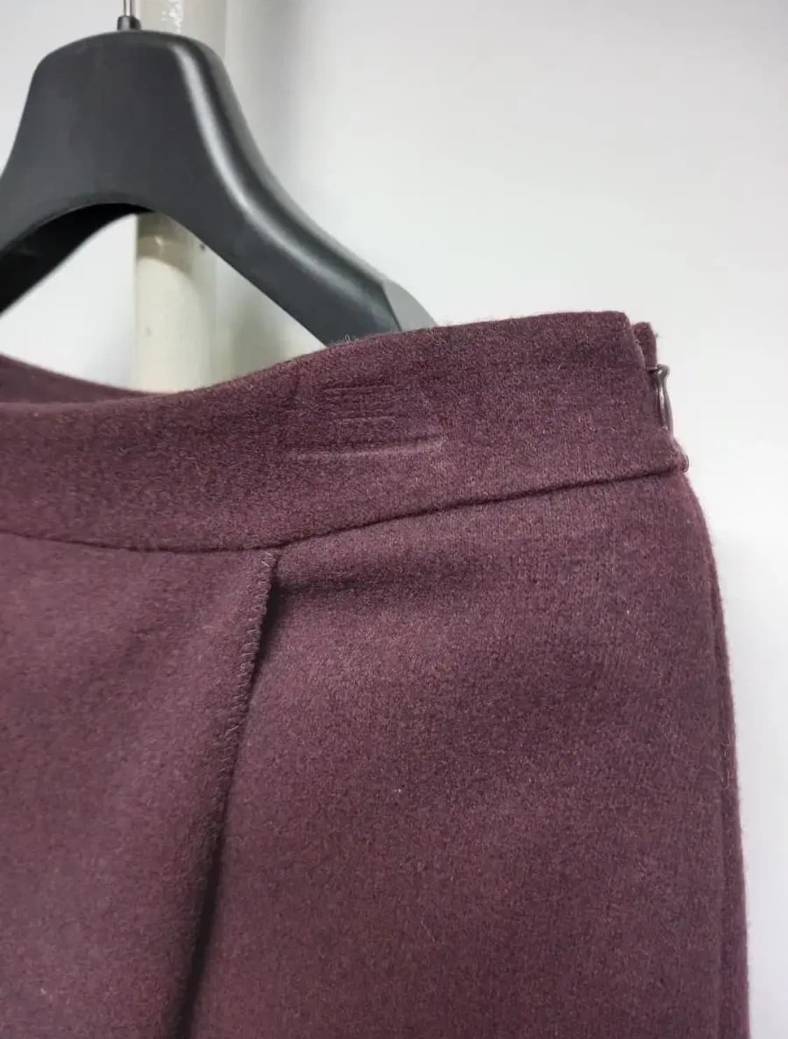 새 쉬즈미스  압축모 랩형 버건디일자통핏 팬츠 55 상품이미지5