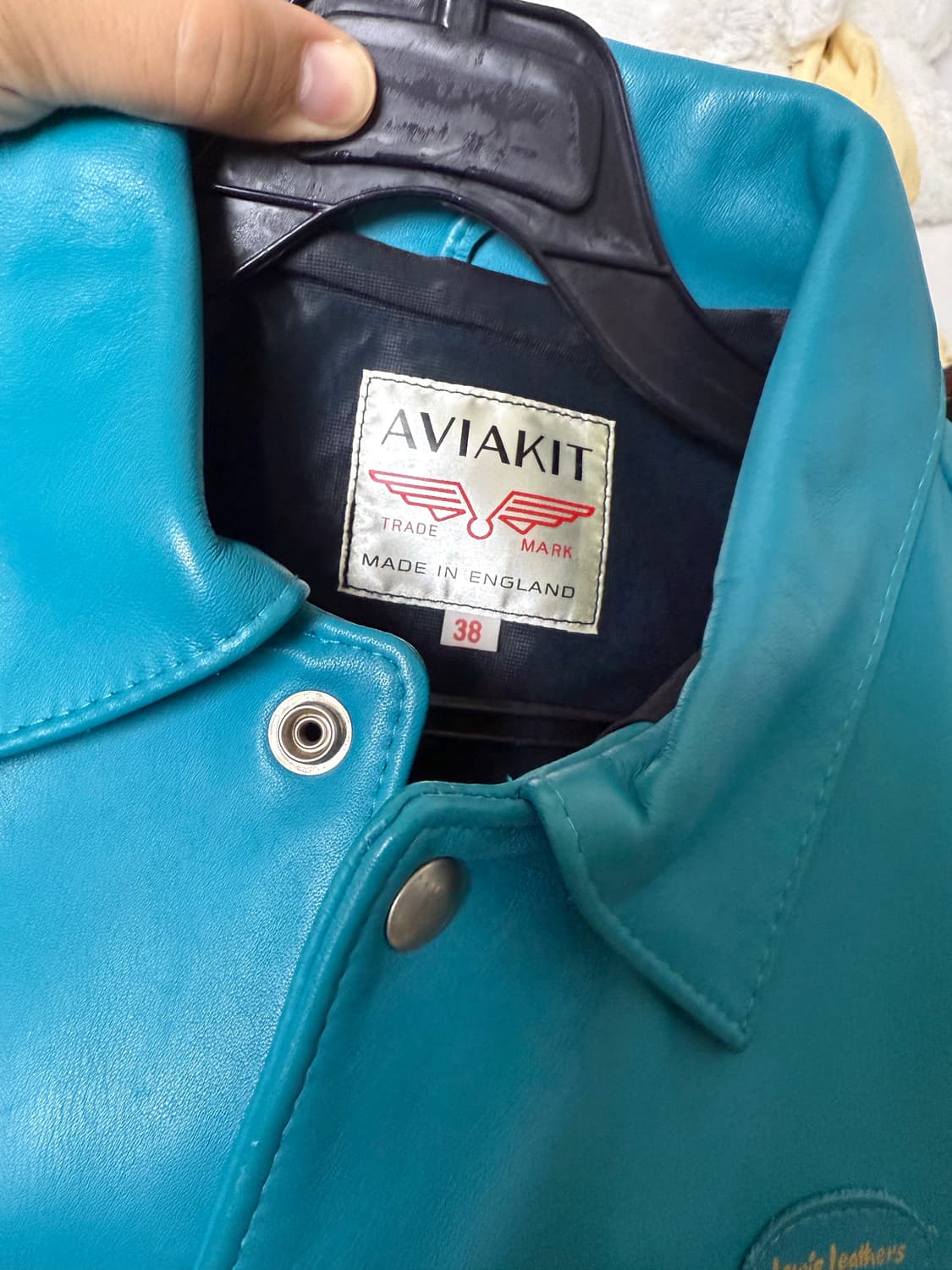 루이스레더 988 소가죽, 터콰이즈 레귤러 38사이즈 상품이미지6