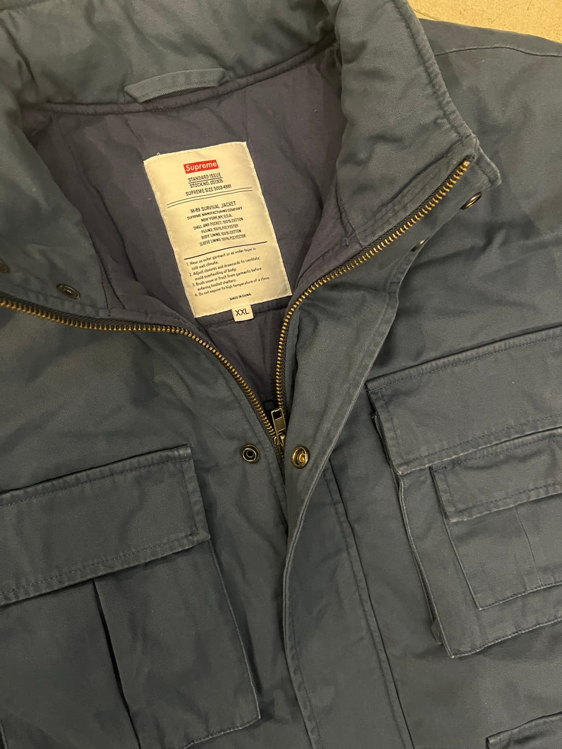 슈프림 x 에이펙스 알파 카고자켓 상품이미지4