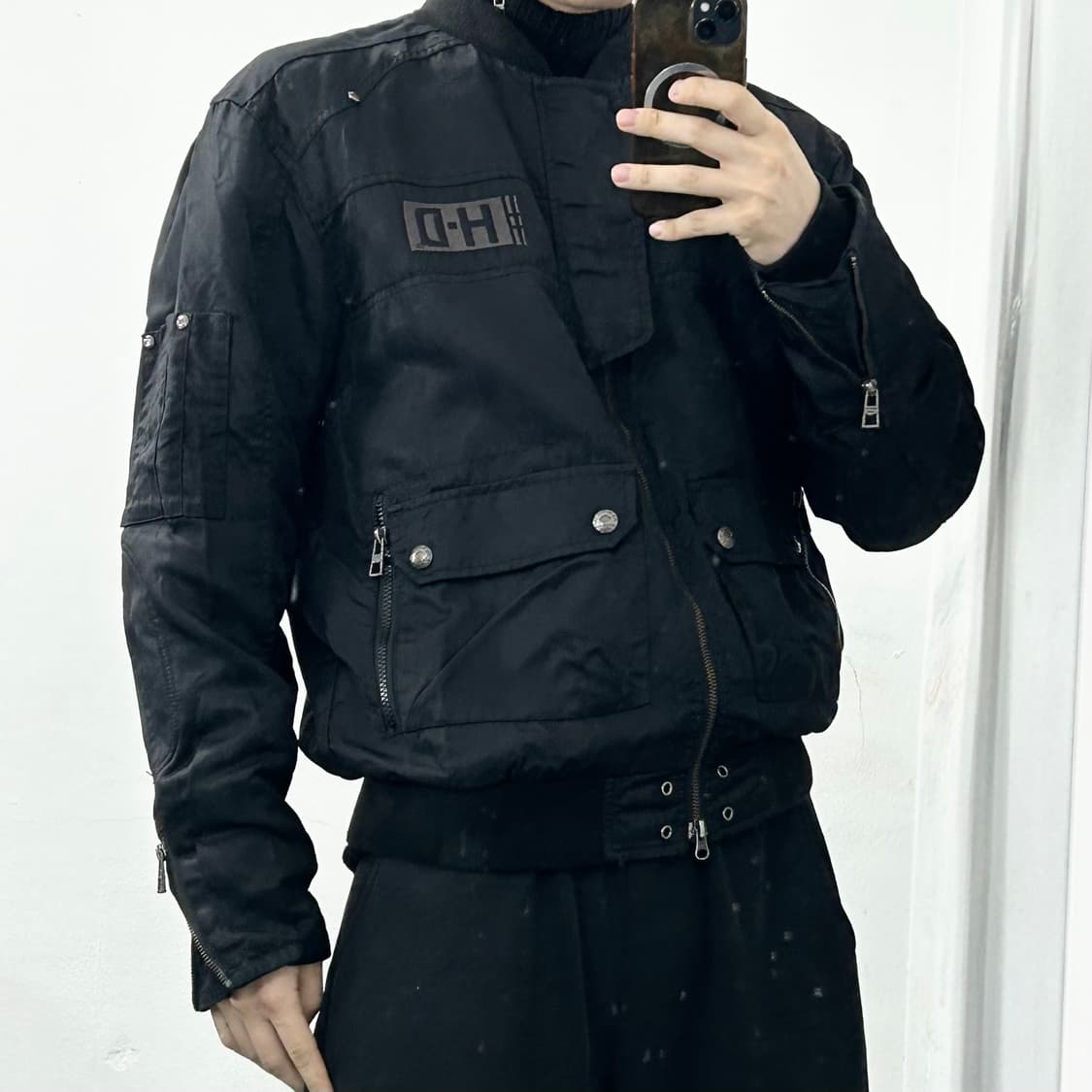 할리데이비슨 테크니컬 나일론 봄버 자켓 상품이미지2