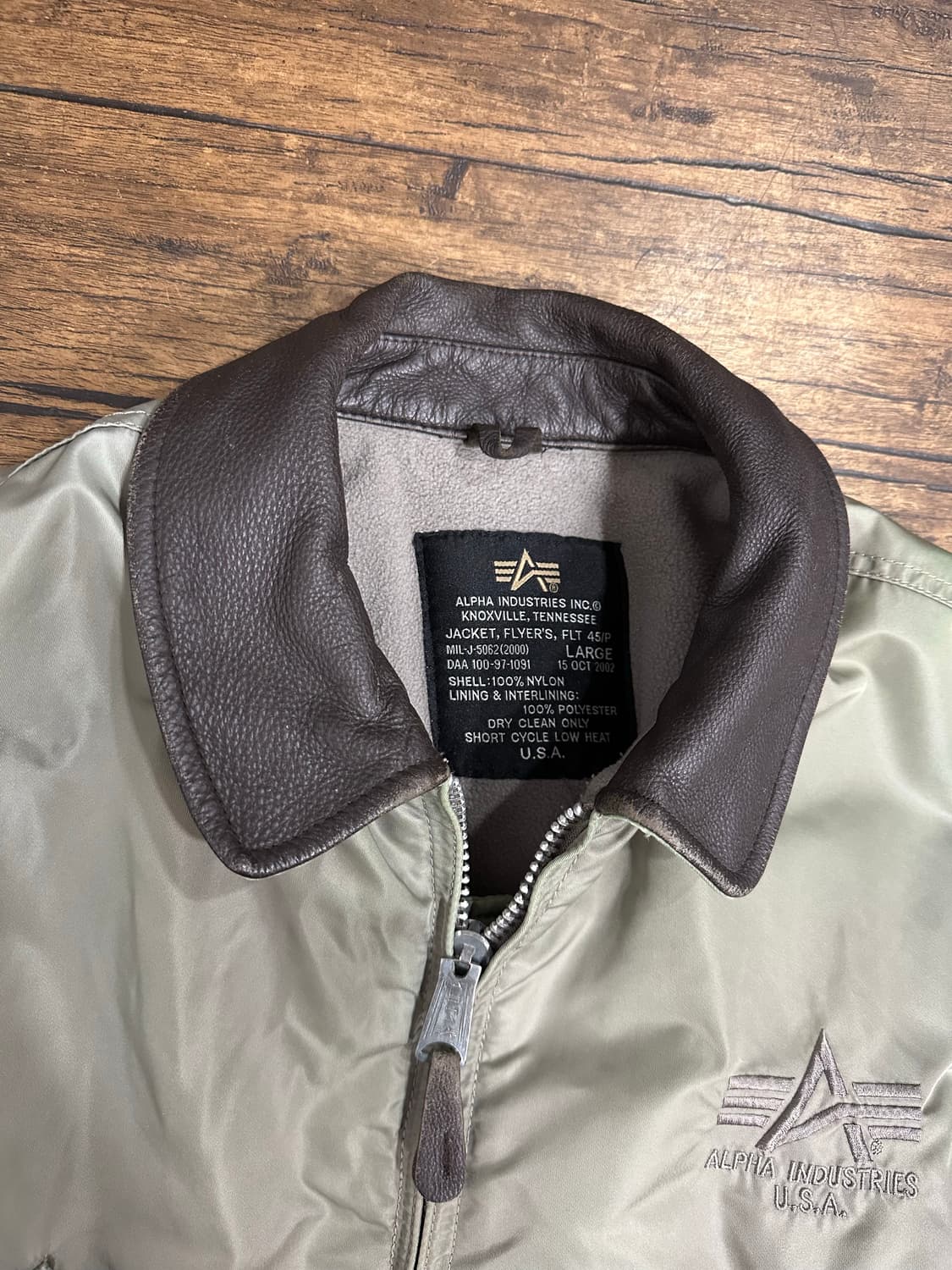 알파인더스트리 MA-1 모델: CWU-45/P 플라이트 자켓 항공점퍼 라 상품이미지5