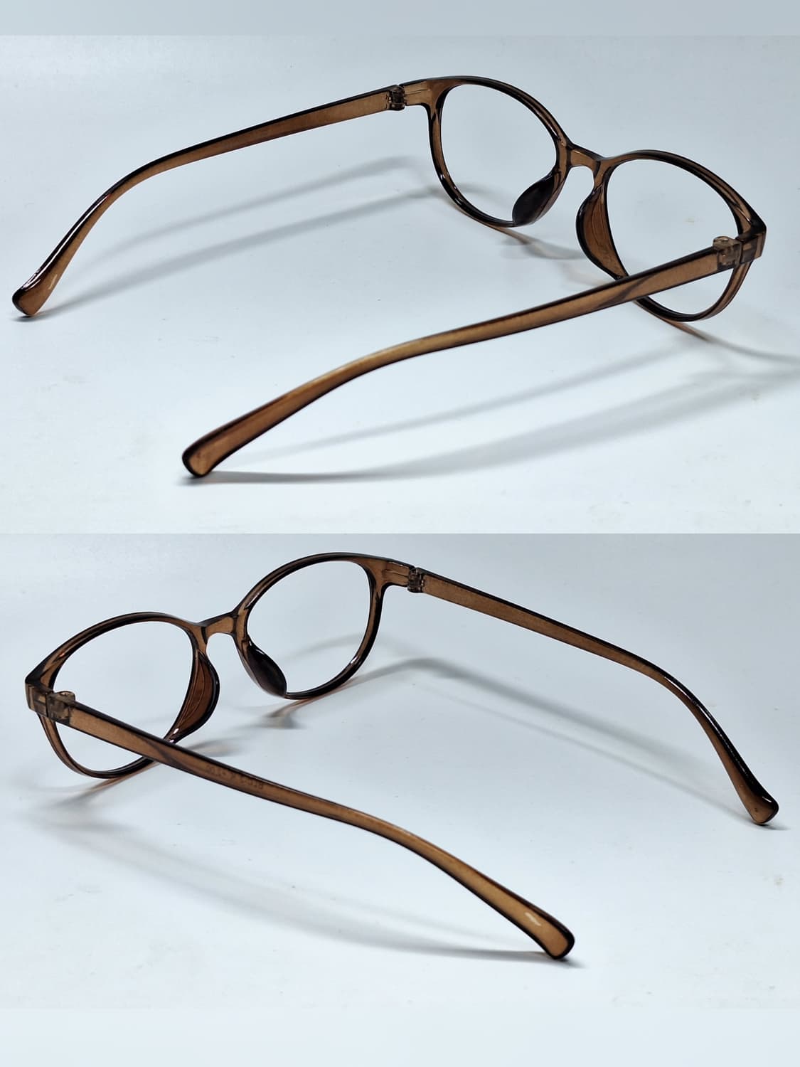 일본 빈티지 보스턴 브라운 뿔테 안경테 134mm BLC-2 y2k 상품이미지8