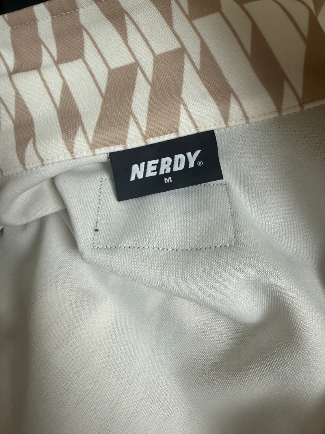 널디 NERDY 체크 패턴 트랙탑 져지 (M 상품이미지4