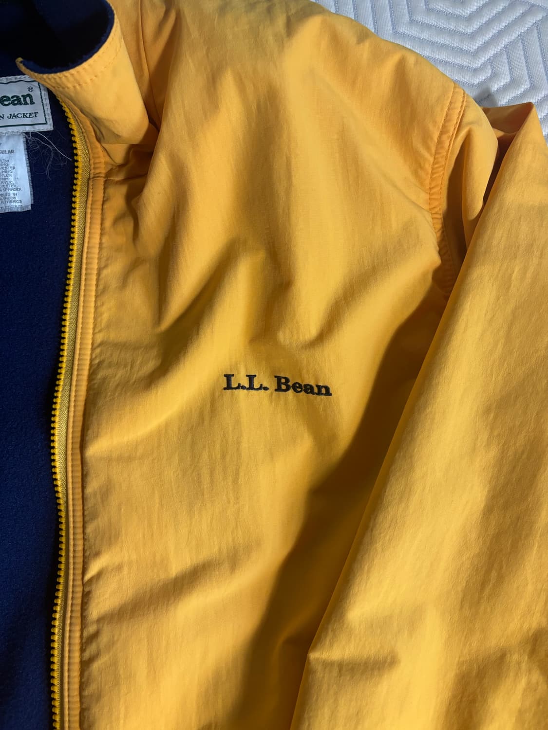 llbean 엘엘빈 요트파카 L사이즈 옐로우 상품이미지3
