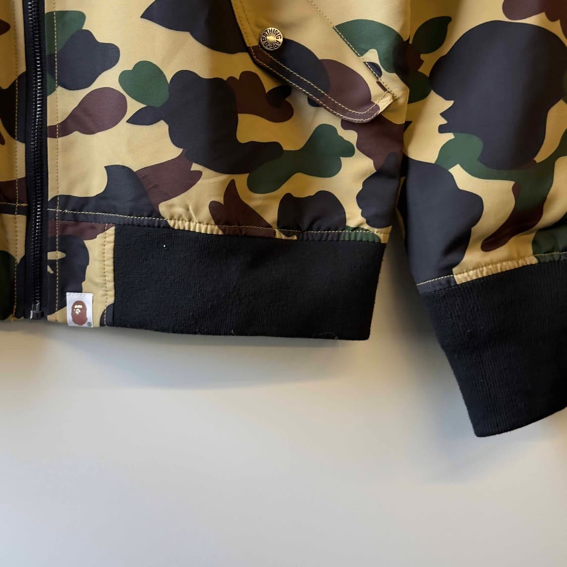 베이프 카모 MA-1 항공 점퍼 상품이미지4