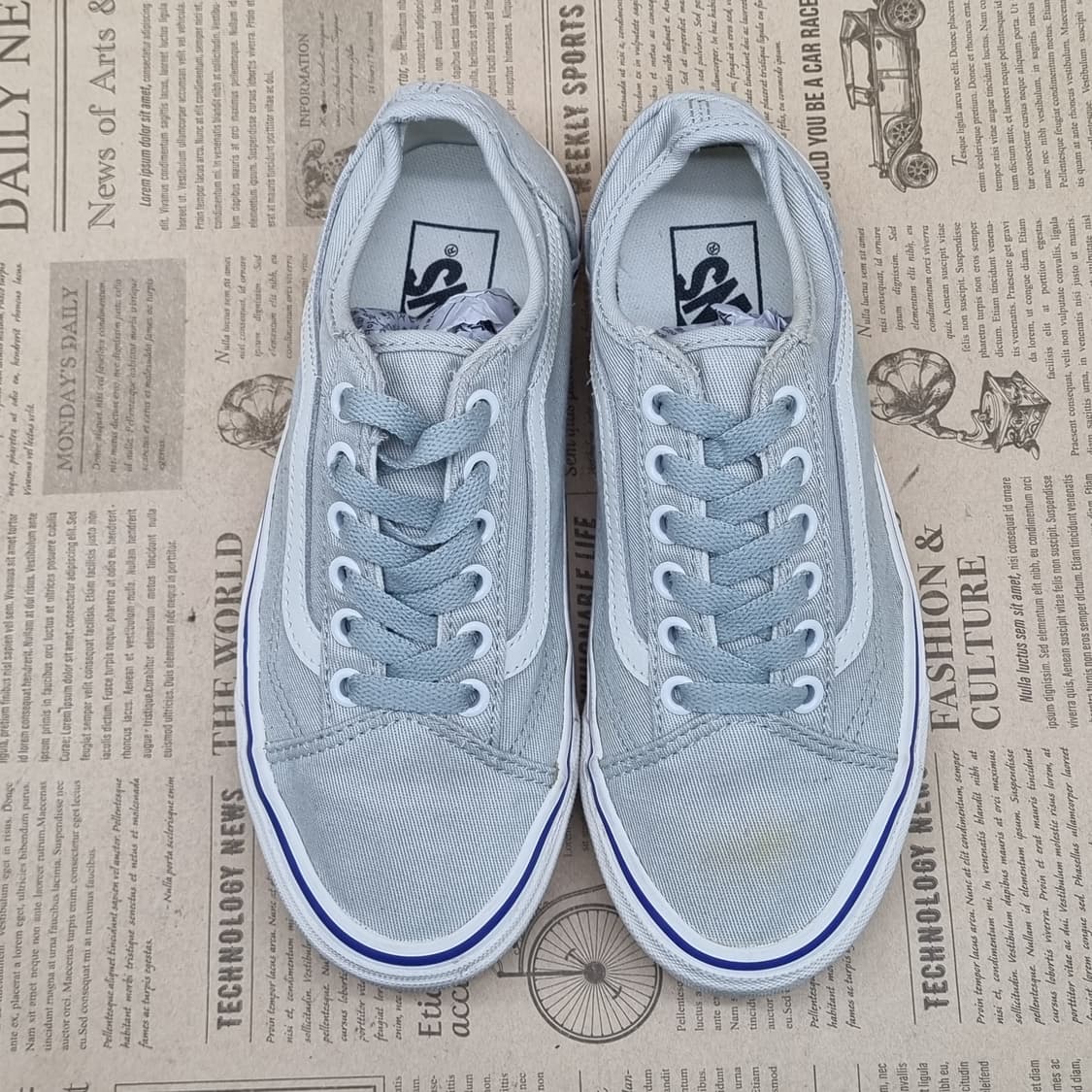 반스 올드스쿨 그레이 여성스니커즈225 상품이미지2