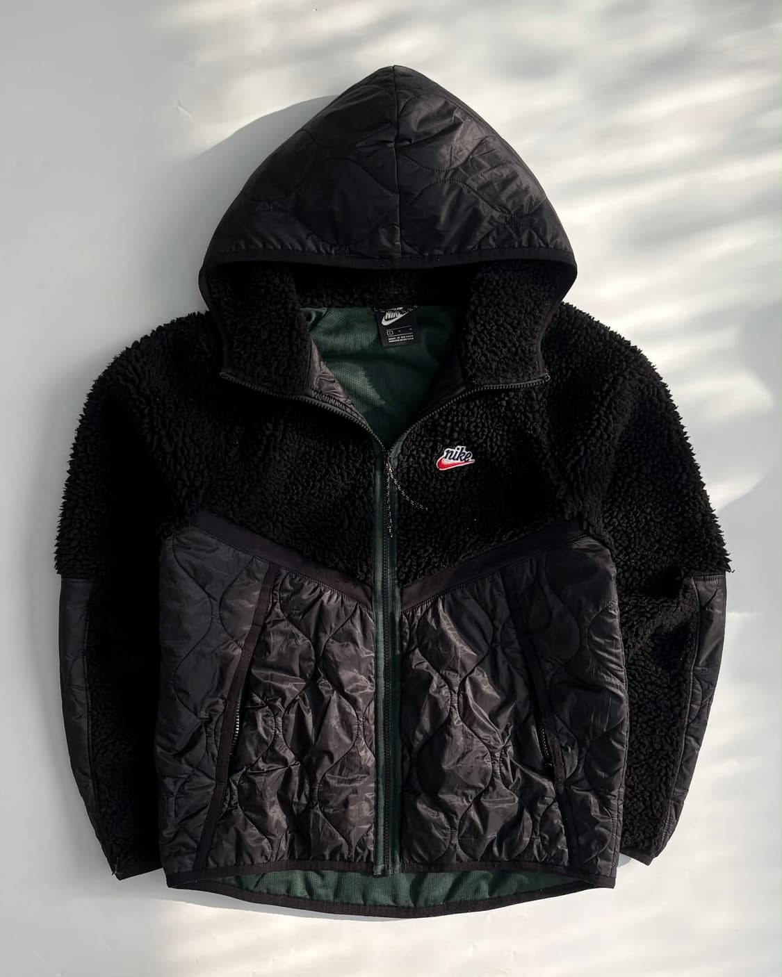 [L] 나이키 헤리티지 퀄팅 쉐르파 자켓 상품이미지1