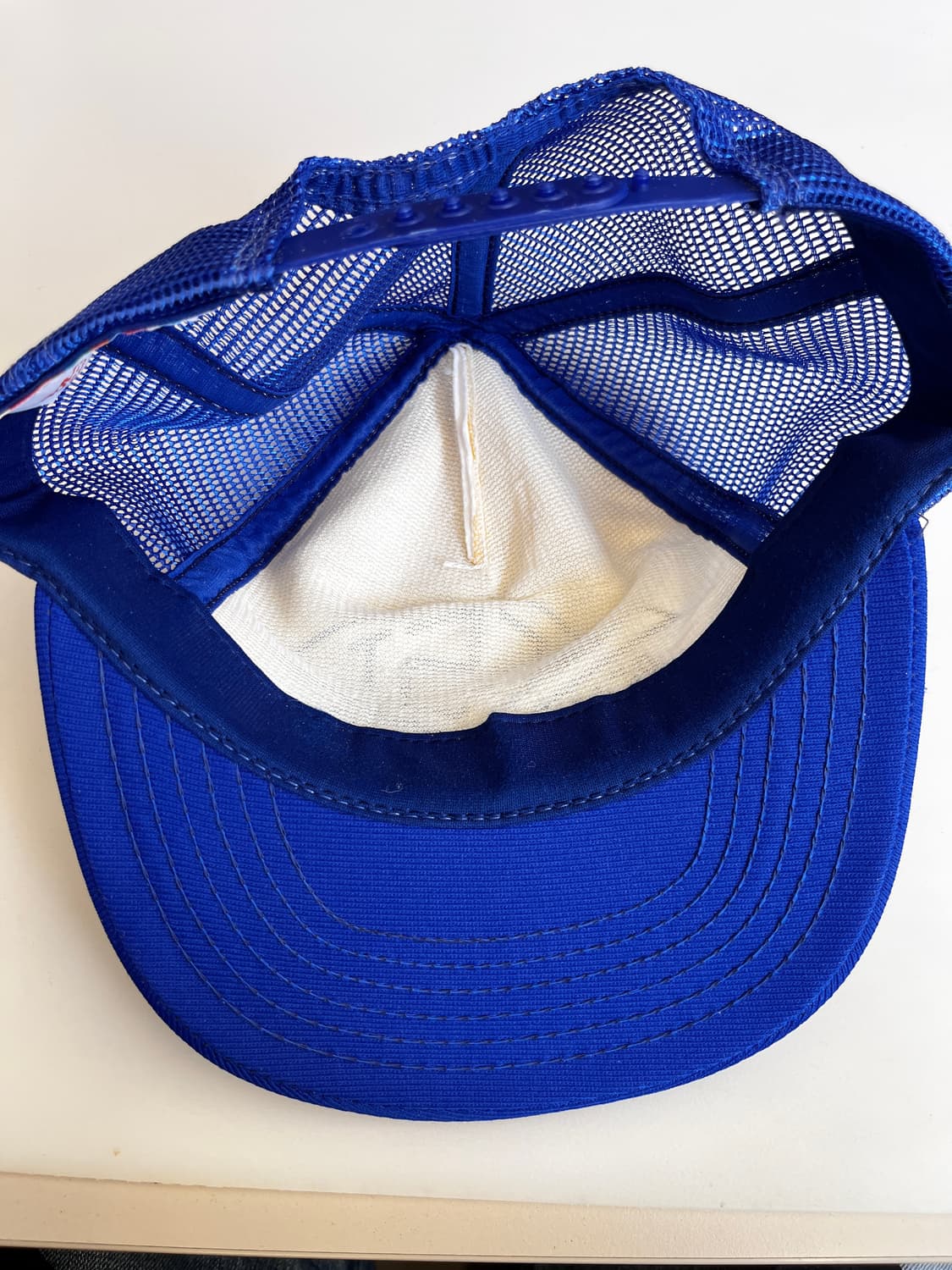 USA 빈티지 트러커 캡 블루 상품이미지2