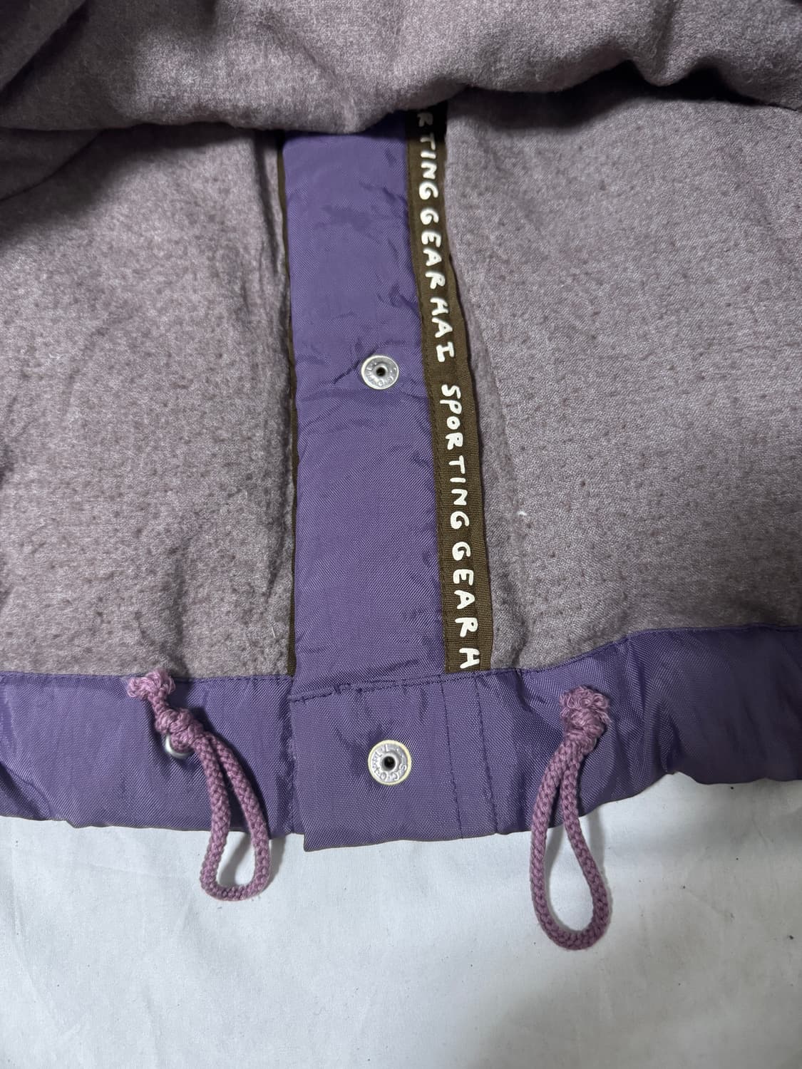 이세이미야케 하이 스포르팅 기어 자수 로고 페더 다운 자켓 상품이미지5