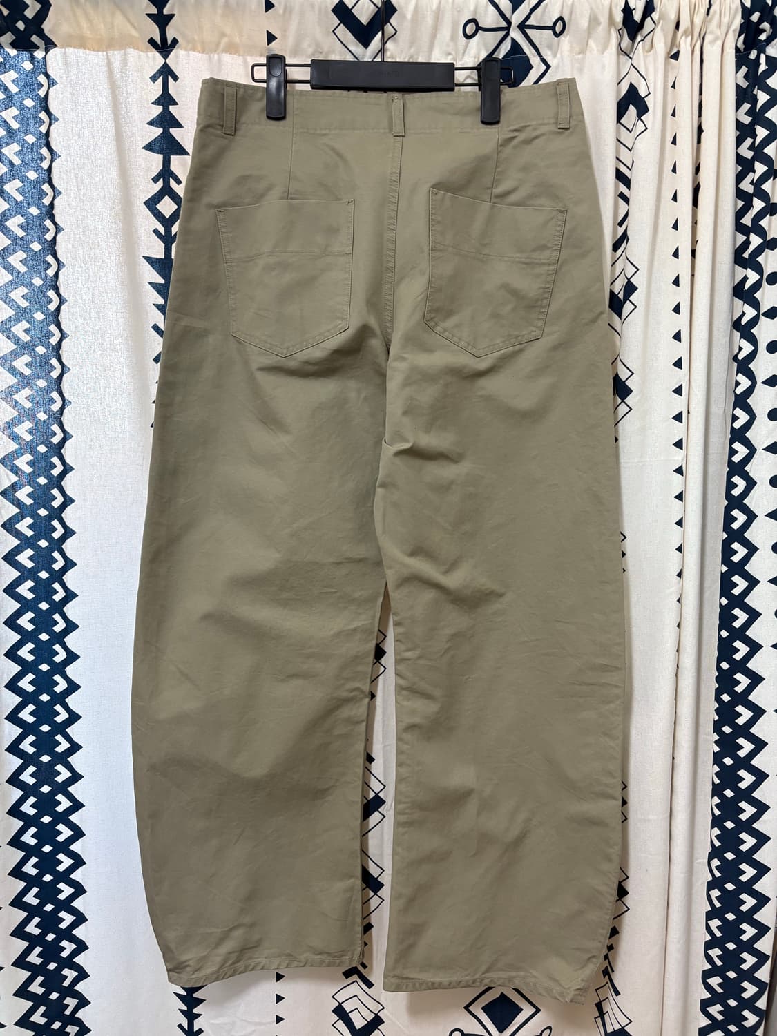 쿠어 딥 커브드 워시드 코튼팬츠 상품이미지4