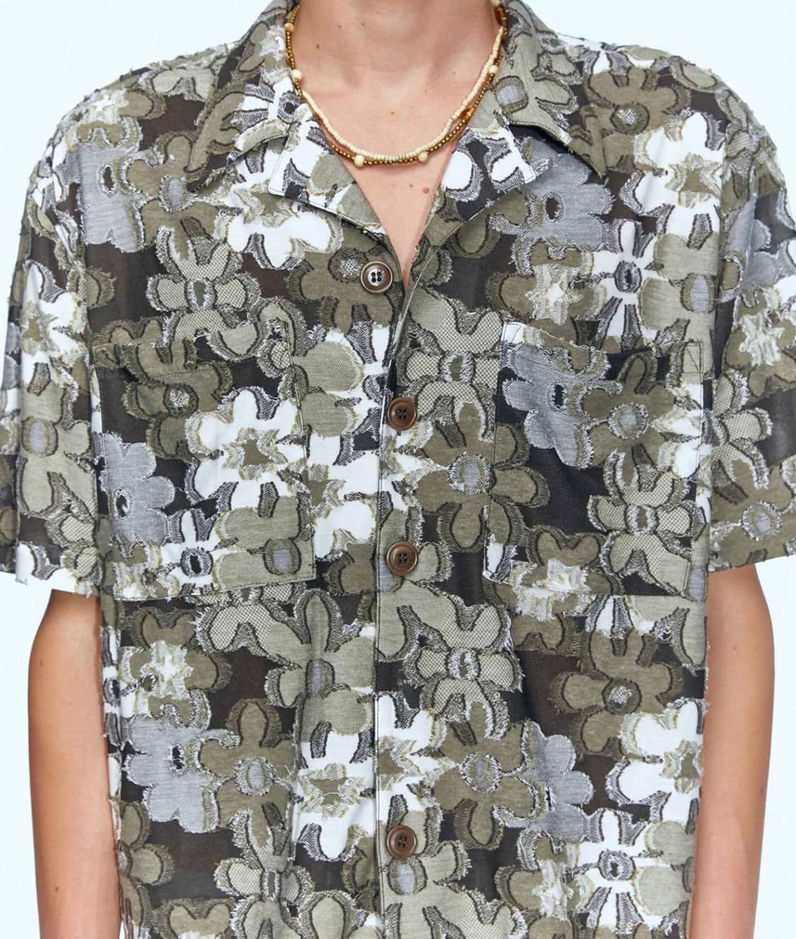 앤더슨벨 플라워 셔츠 Flower Knit Shirt atb953m 상품이미지4