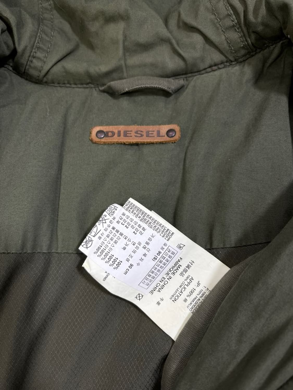 디젤 밀리터리 후드 탱커 자켓/#2715 상품이미지5