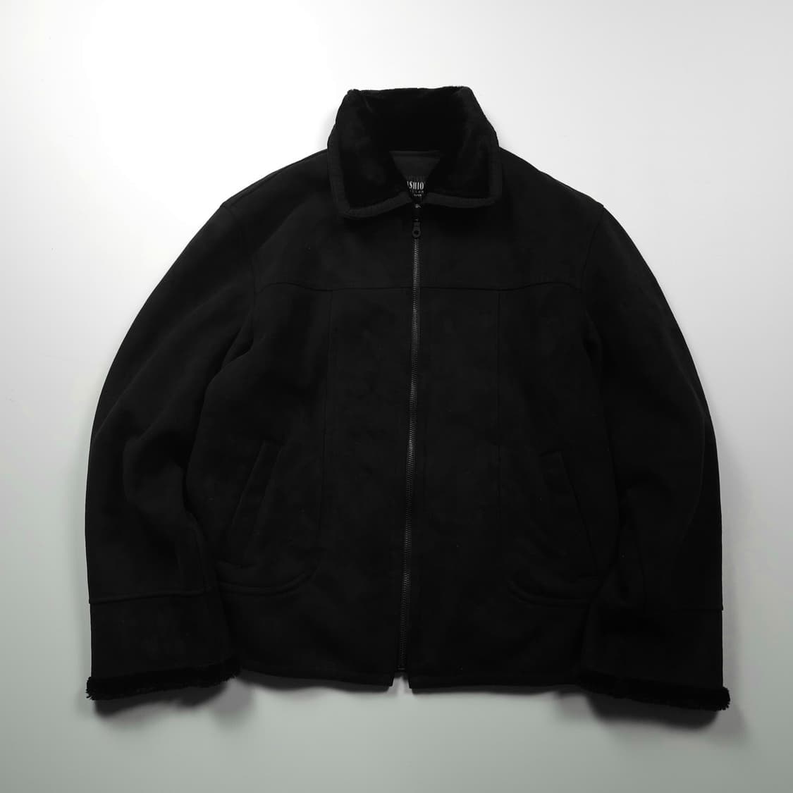  아카이브 빈티지 스웨이드 레더 무스탕 자켓 (L) 상품이미지1