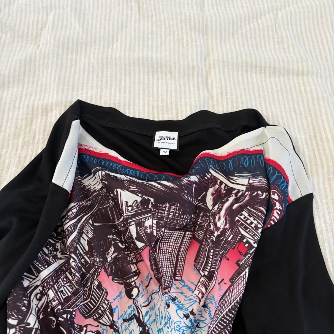  ▫️Jean Paul Gaultier Print Boat Neck 상품이미지8