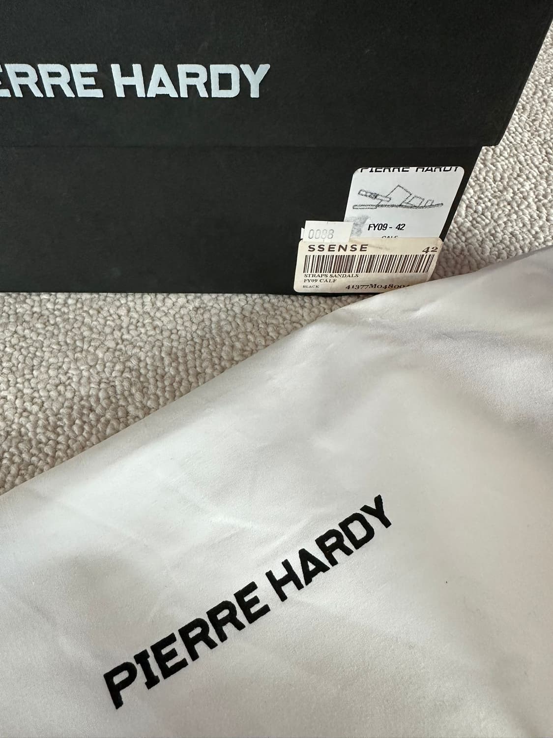 PIERRE HARDY LEATHER STRAP SANDALS 상품이미지7