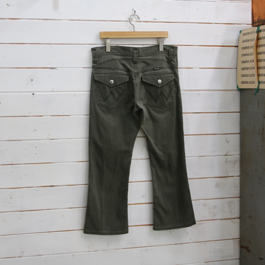 (착용컷) Wrangler 웨스턴 부츠컷 팬츠 (남성용 34) 상품이미지2