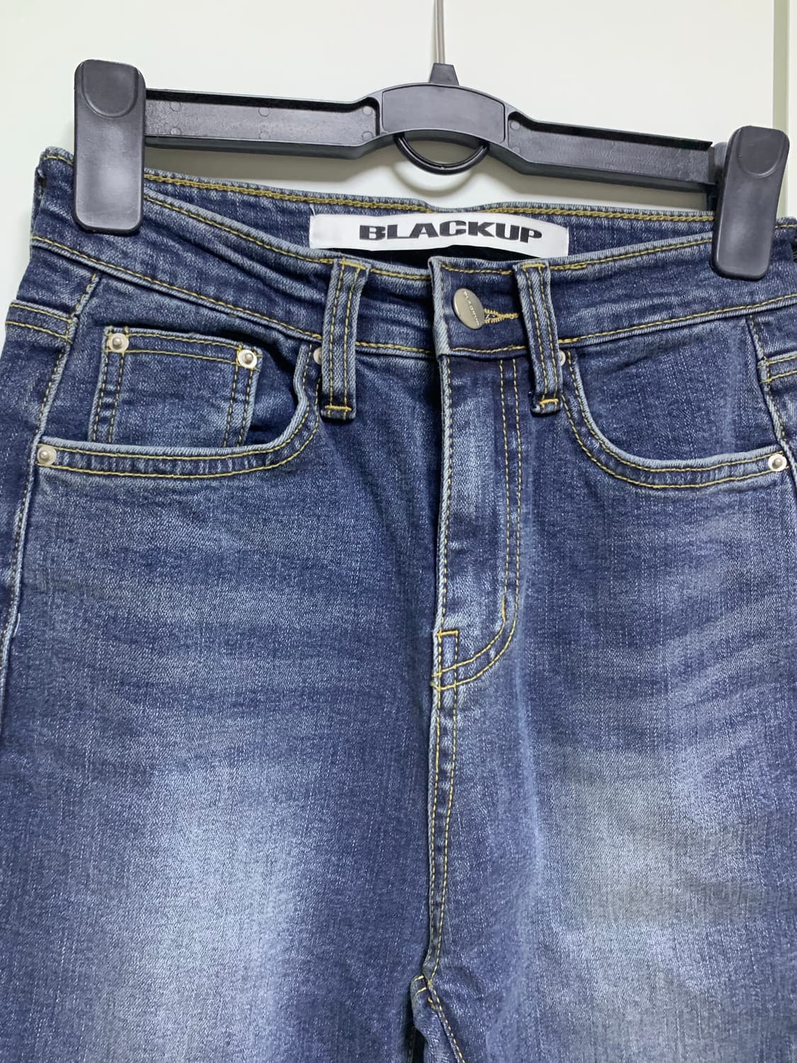 블랙업 롱슬림 부츠컷017 블루 long s 상품이미지6