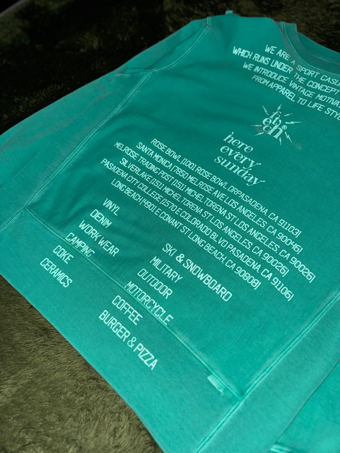 [M] Fetch 페치 선데이 US 코튼 리버스위브 스웻셔츠 상품이미지4